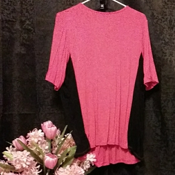 Coral with black panels on each side, NWT - Picture 2 of 2